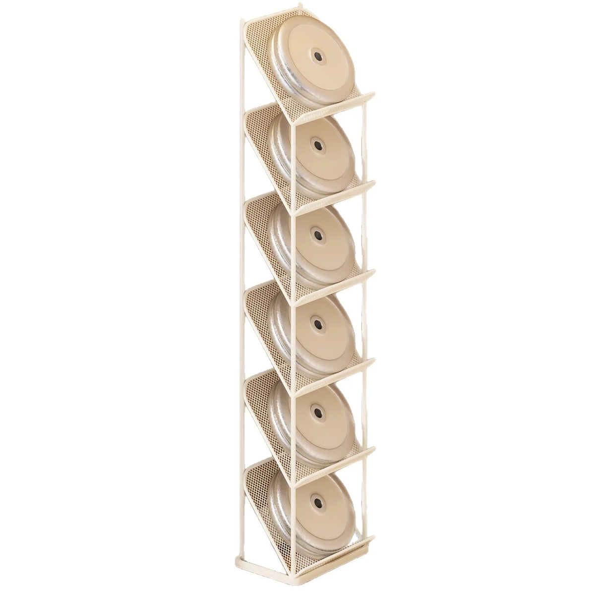 Shoe Storage Rack Steel Mesh Slim Vertical Design
