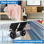 Shopping Trolley Foldable Insulated Cooling Compartment
