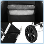 Shopping Trolley Foldable Insulated Cooling Compartment