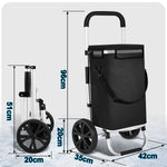Shopping Trolley Foldable Insulated Cooling Compartment