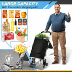 Shopping Trolley Foldable Insulated Cooling Compartment