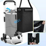 Shopping Trolley Foldable Insulated Cooling Compartment
