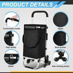 Shopping Trolley Foldable Insulated Cooling Compartment
