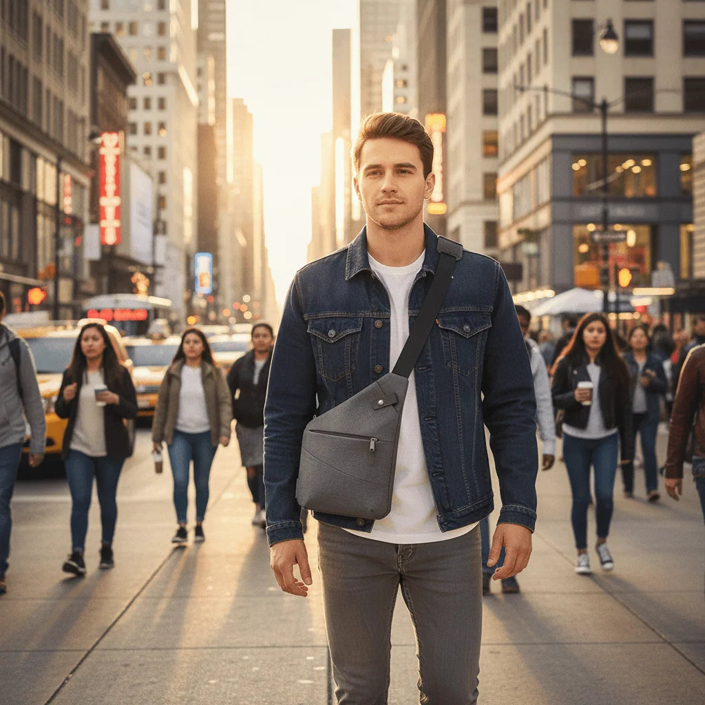 Shoulder Bag Anti-Theft & RFID-Blocking Lightweight