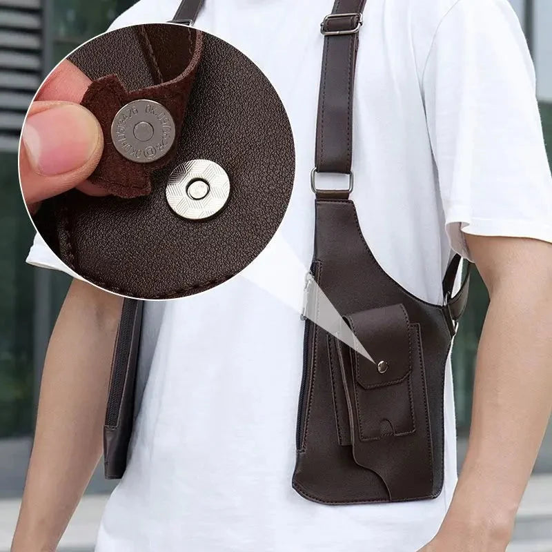 Shoulder Bag Anti-Theft Water-Resistant PU Leather