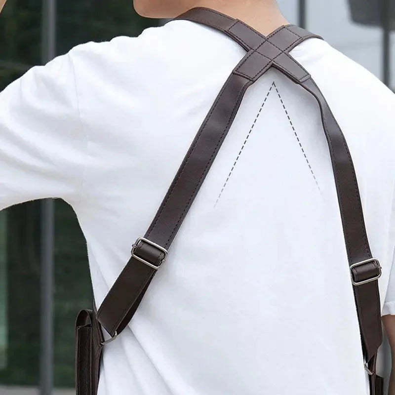 Shoulder Bag Anti-Theft Water-Resistant PU Leather