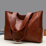 Shoulder Bag PU Leather Spacious Compartment With Interior Pockets