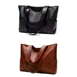 Shoulder Bag PU Leather Spacious Compartment With Interior Pockets