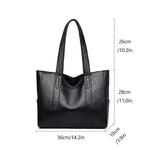 Shoulder Bag PU Leather Spacious Compartment With Interior Pockets