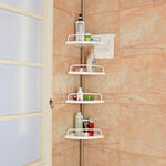 Shower Caddy Height-Adjustable Rust-Resistant Stainless Steel