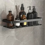 Shower Caddy No-Drill Adhesive Mount Stainless Steel Rust-Resistant Drainage Slats