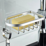 Shower Caddy No-Drill Round Pipe Mount Rustproof Aluminum With Hooks