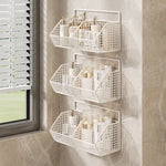 Shower Caddy Wall-Mounted Wire Mesh Drainage Baskets