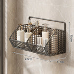 Shower Caddy Wall-Mounted Wire Mesh Drainage Baskets
