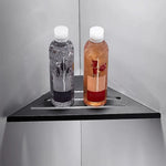 Shower Corner Shelf Stainless Steel Quick-Drain Wall-Mounted Storage