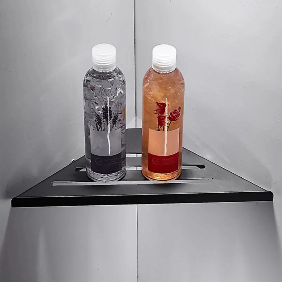 Shower Corner Shelf Stainless Steel Quick-Drain Wall-Mounted Storage