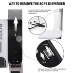 Shower Dispenser Wall-Mounted Refillable 350 ml