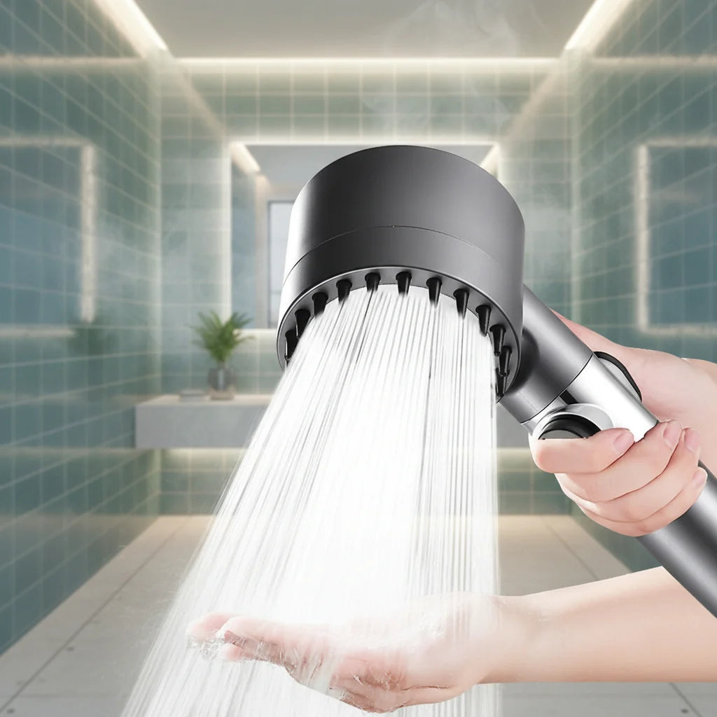 Shower Head High-Pressure 9-Layer Filter Water-Saving