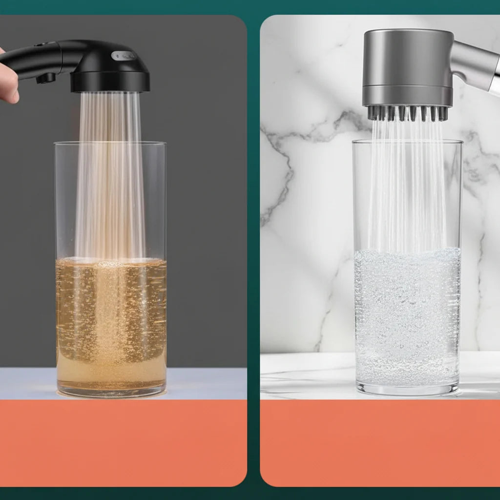 Shower Head High-Pressure Filtered Water With Massage Effect