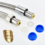 Shower Hose Flexible 304 Stainless Steel Durable Construction