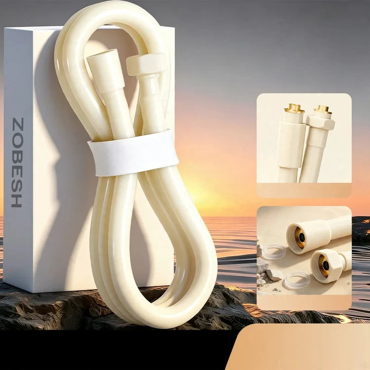 Shower Hose Flexible PVC Copper Core Stainless Steel Connectors