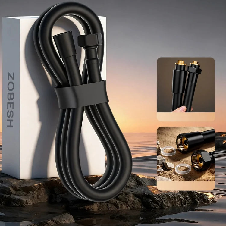 Shower Hose Flexible PVC Copper Core Stainless Steel Connectors
