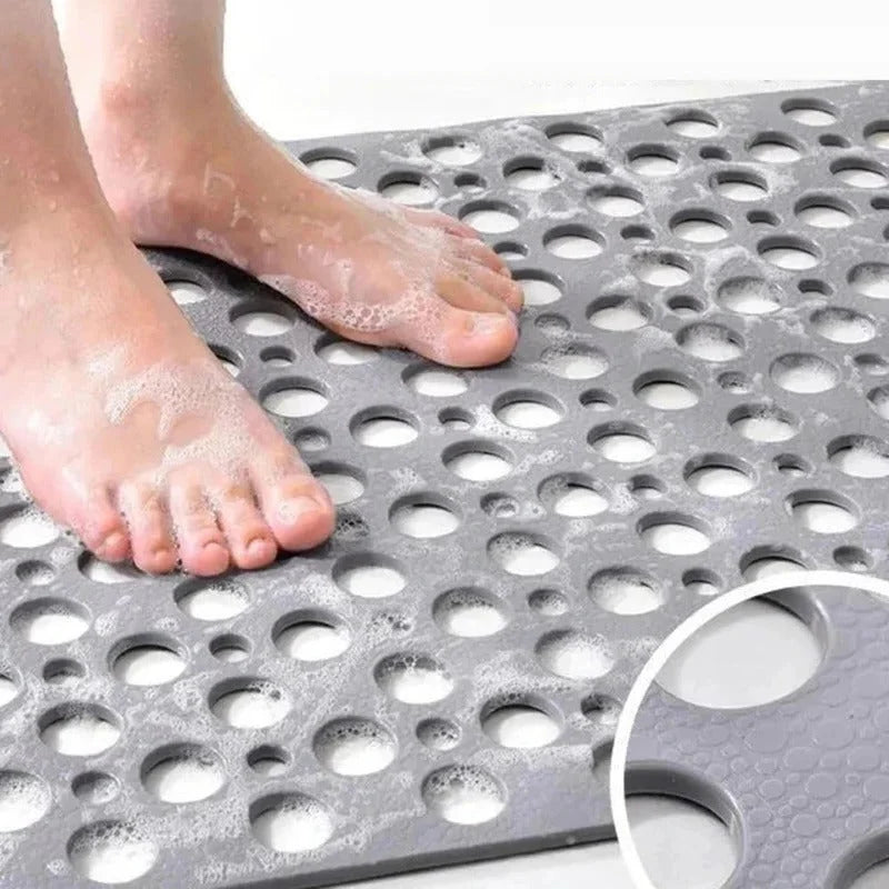 Shower Mat Non-Slip Drainage Suction Cup Base