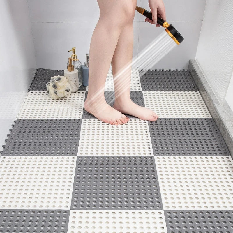 Shower Mat Non-Slip Quick-Drying 30cm Square