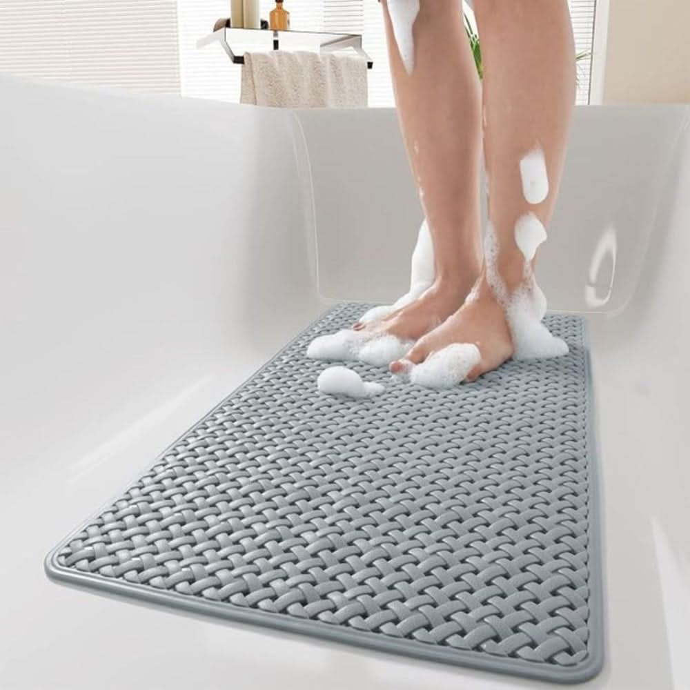 Shower Mat Non-Slip Suction Cups With Drainage Holes