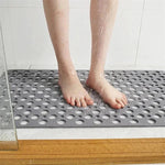 Shower Mat Textured Non-Slip Suction Grip & Drainage