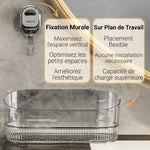 Shower Organizer Suction Cup Mount With Drainage Hole