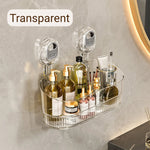 Shower Organizer Suction Cup Mount With Drainage Hole