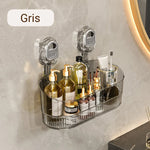 Shower Organizer Suction Cup Mount With Drainage Hole