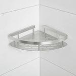 Shower Shelf Stainless Steel No-Drill Adhesive Mount