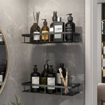 Shower Shelf Stainless Steel No-Drill Adhesive Mount
