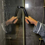 Shower Squeegee Telescopic Handle Silicone Blade Streak-Free Cleaning