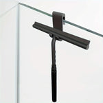 Shower Squeegee Telescopic Handle Silicone Blade Streak-Free Cleaning