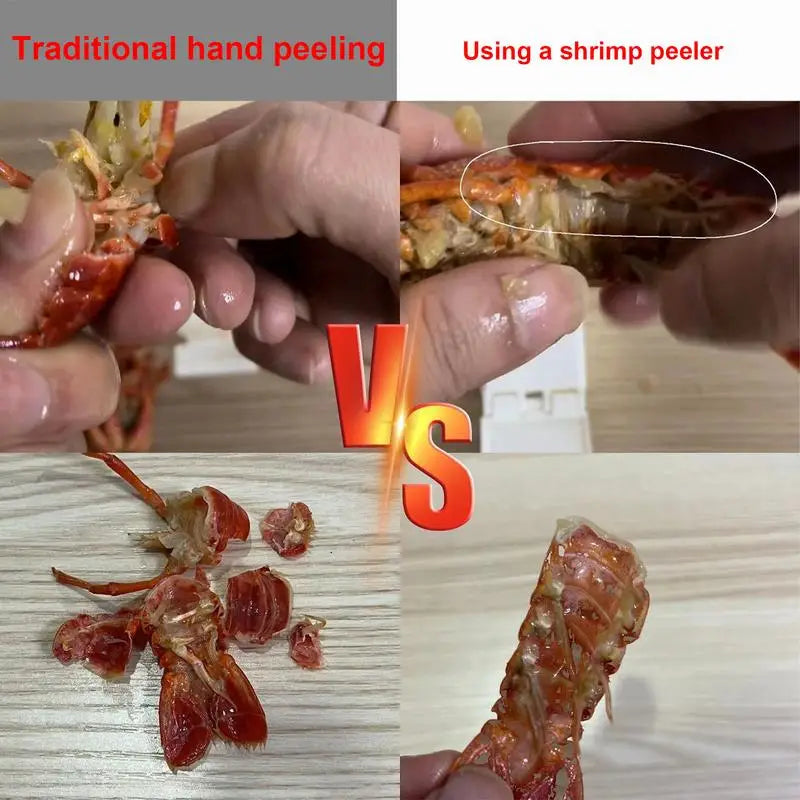 Shrimp Peeler Universal One-Step Peel & Devein Ergonomic Handle