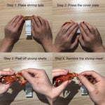 Shrimp Peeler Universal One-Step Peel & Devein Ergonomic Handle