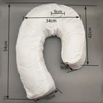 Side Sleeper Pillow Memory Foam Ear Cutout Removable Cover