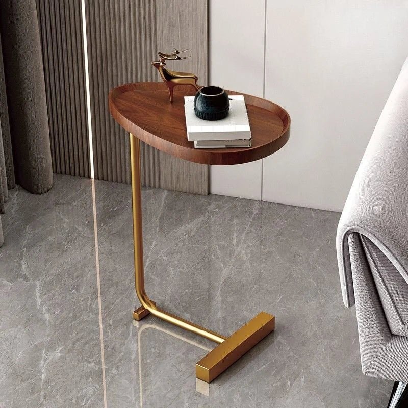 Side Table C-Shaped Space-Saving Sofa & Bed Use