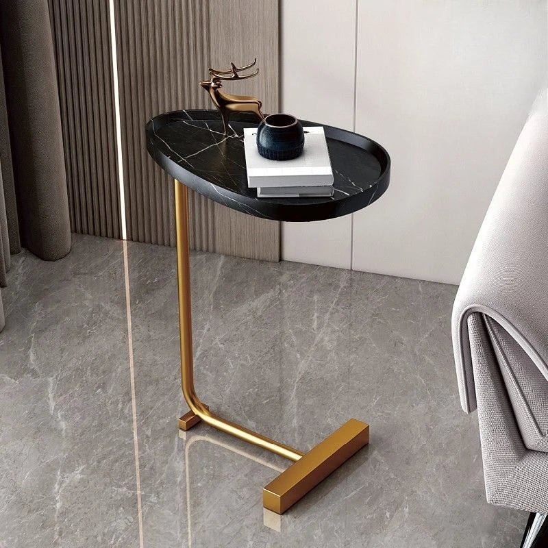 Side Table C-Shaped Space-Saving Sofa & Bed Use