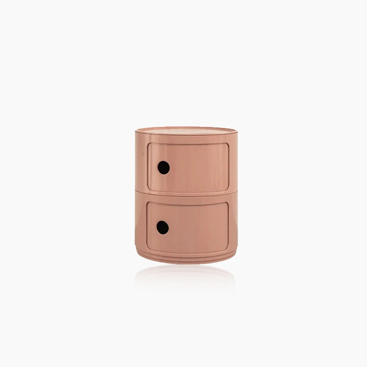 Side Table Vase-Shaped Built-In Drawers