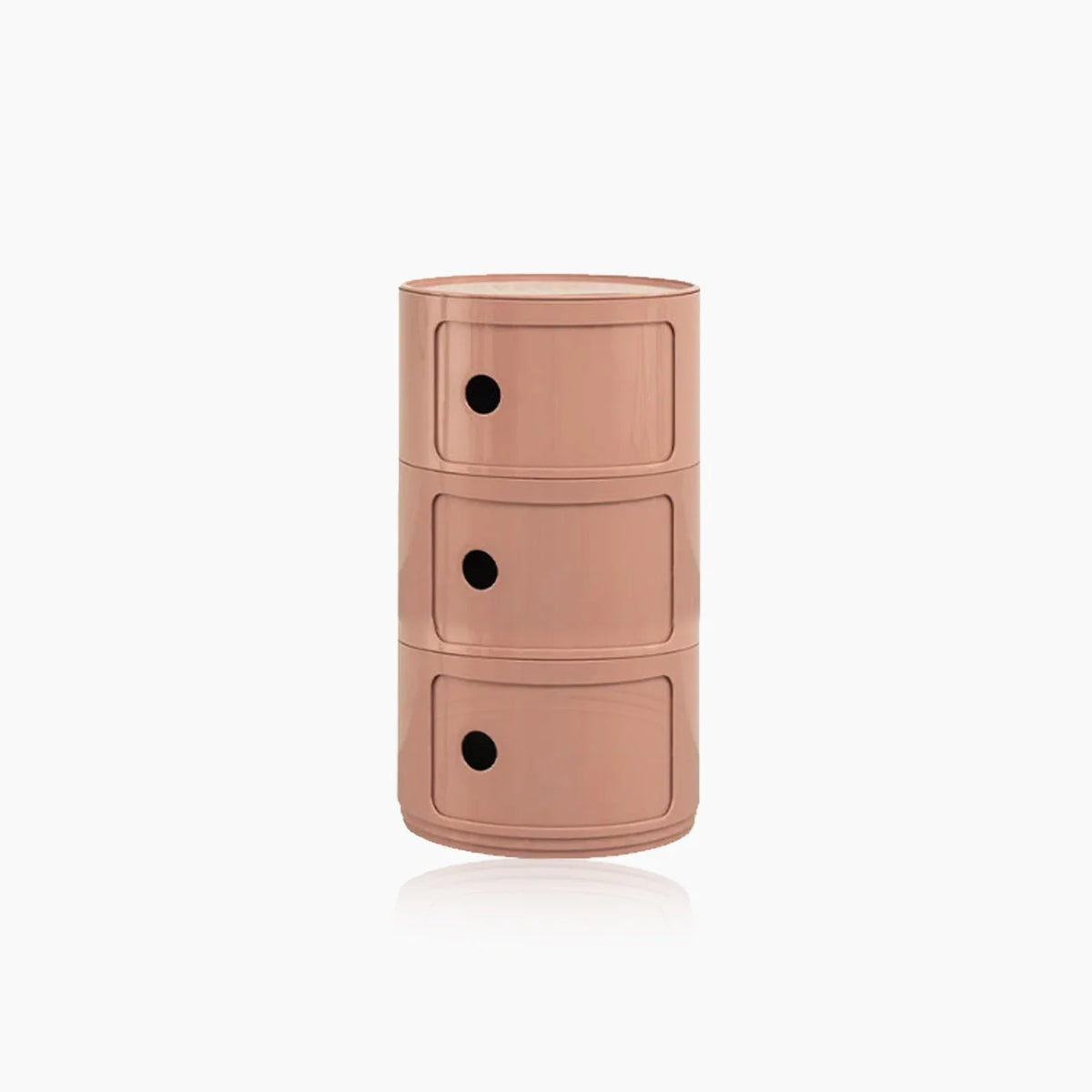 Side Table Vase-Shaped Built-In Drawers