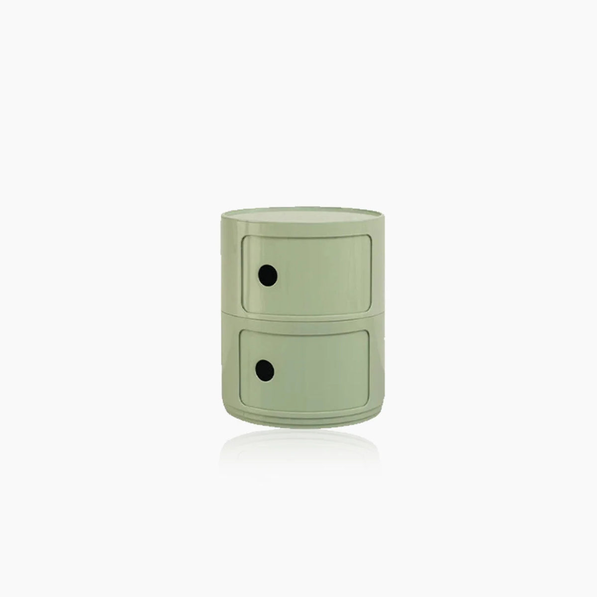 Side Table Vase-Shaped Built-In Drawers