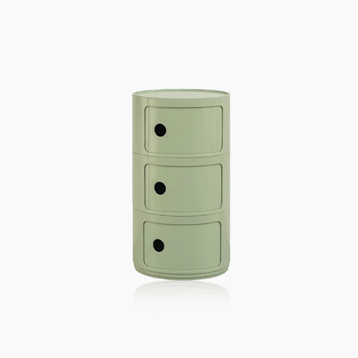 Side Table Vase-Shaped Built-In Drawers