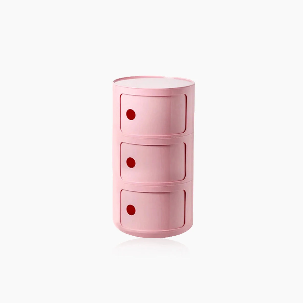 Side Table Vase-Shaped Built-In Drawers