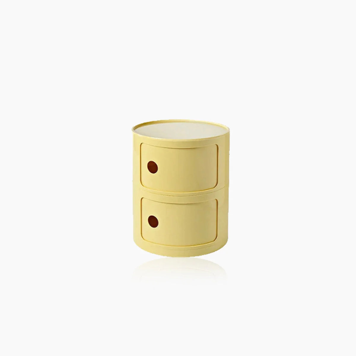 Side Table Vase-Shaped Built-In Drawers