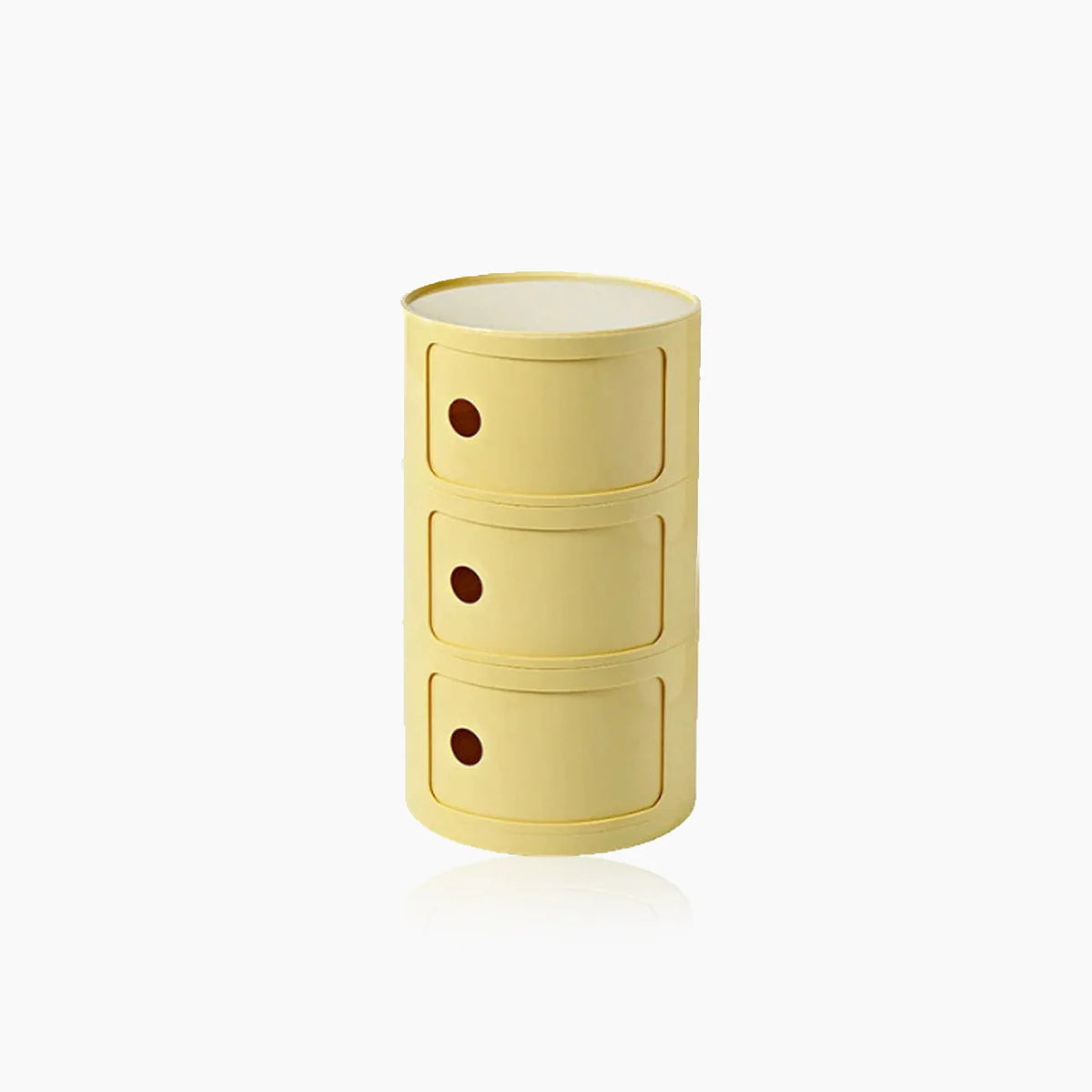 Side Table Vase-Shaped Built-In Drawers