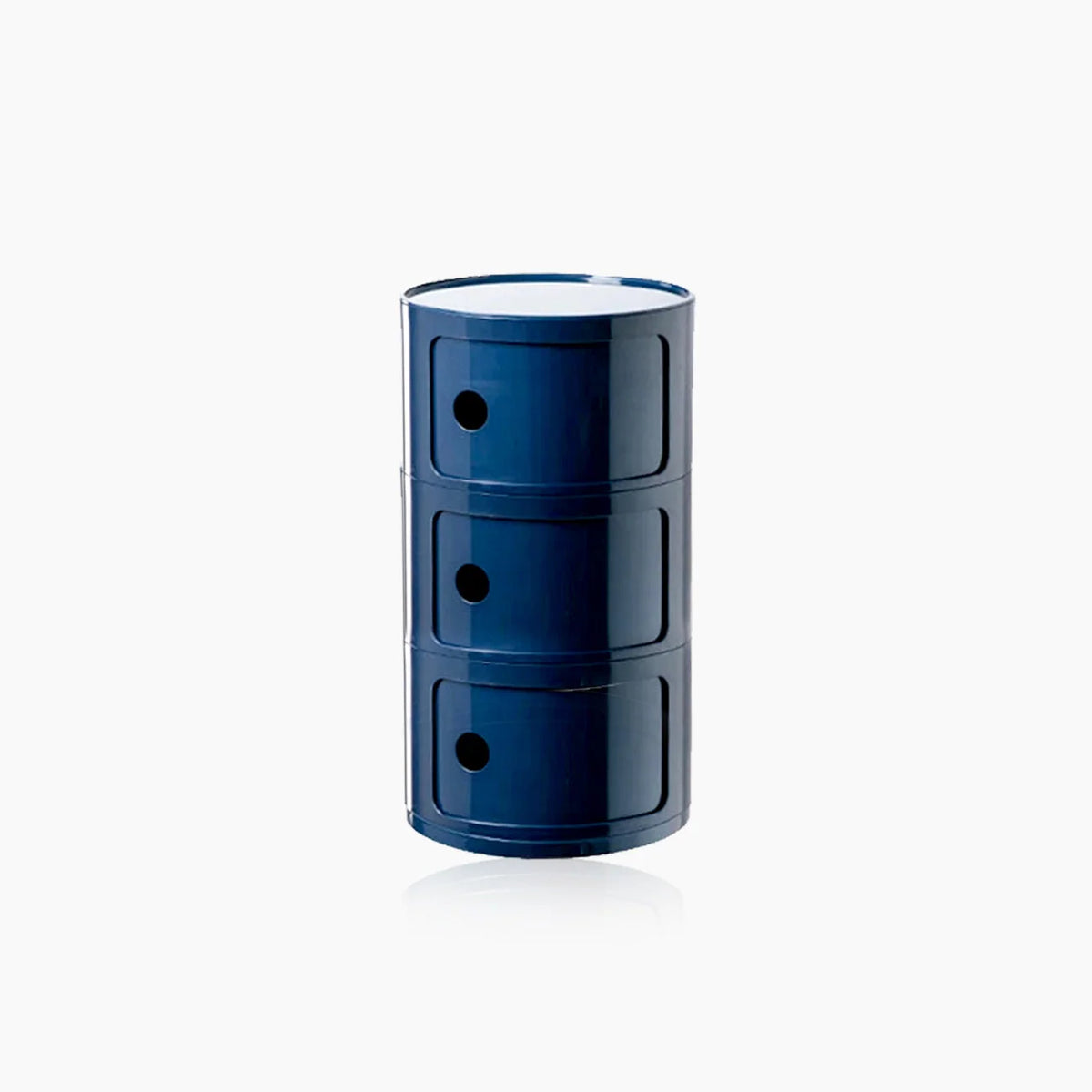 Side Table Vase-Shaped Built-In Drawers